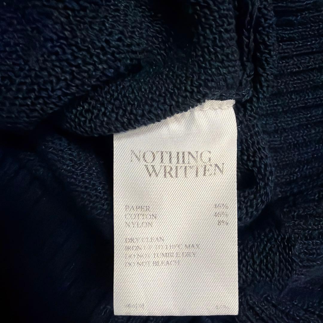 【nothing written】Classic paper cardigan