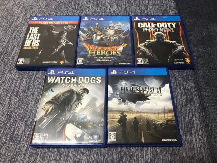 PS4 本体 中古＋ソフト5本セット！