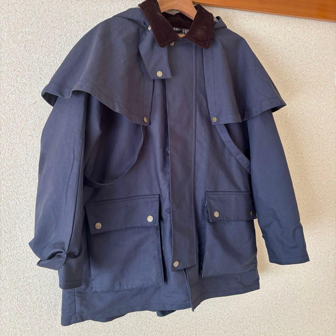 【2025即完売】ZARA コントラストラペルフード付きトレンチ