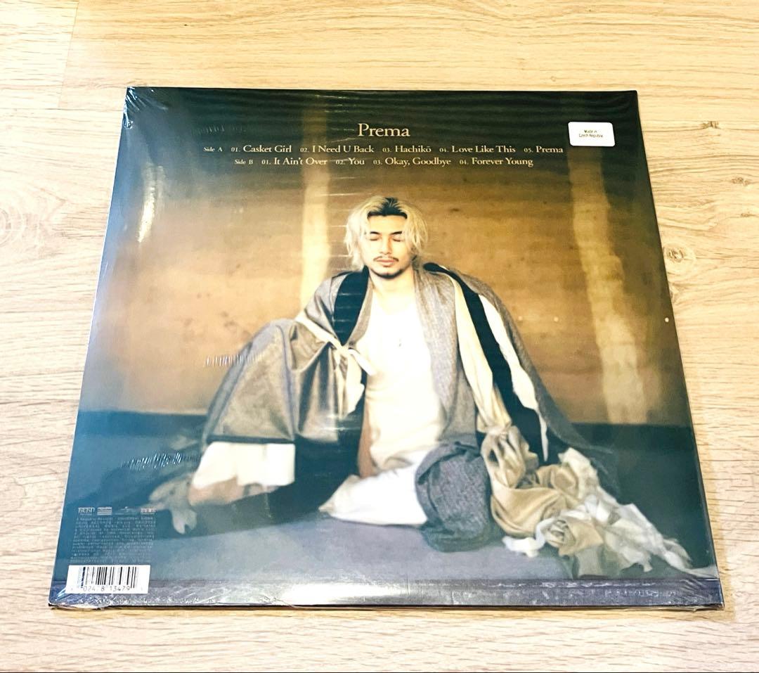 新品 藤井風 アナログ レコード 輸入盤 Prema Colored Vinyl