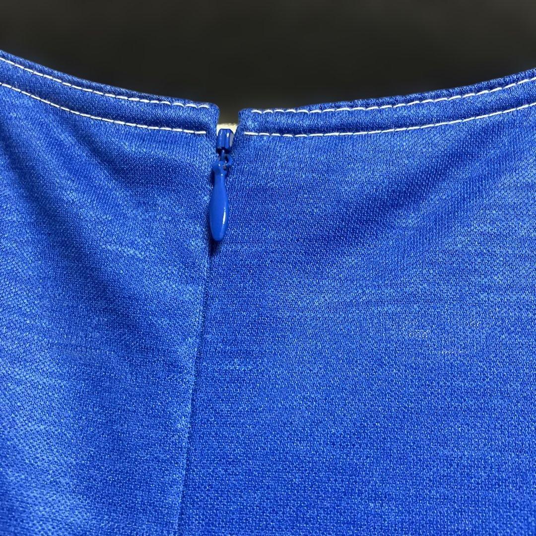 専用⭐︎pierre cardin 青色 Mサイズ ワンピース