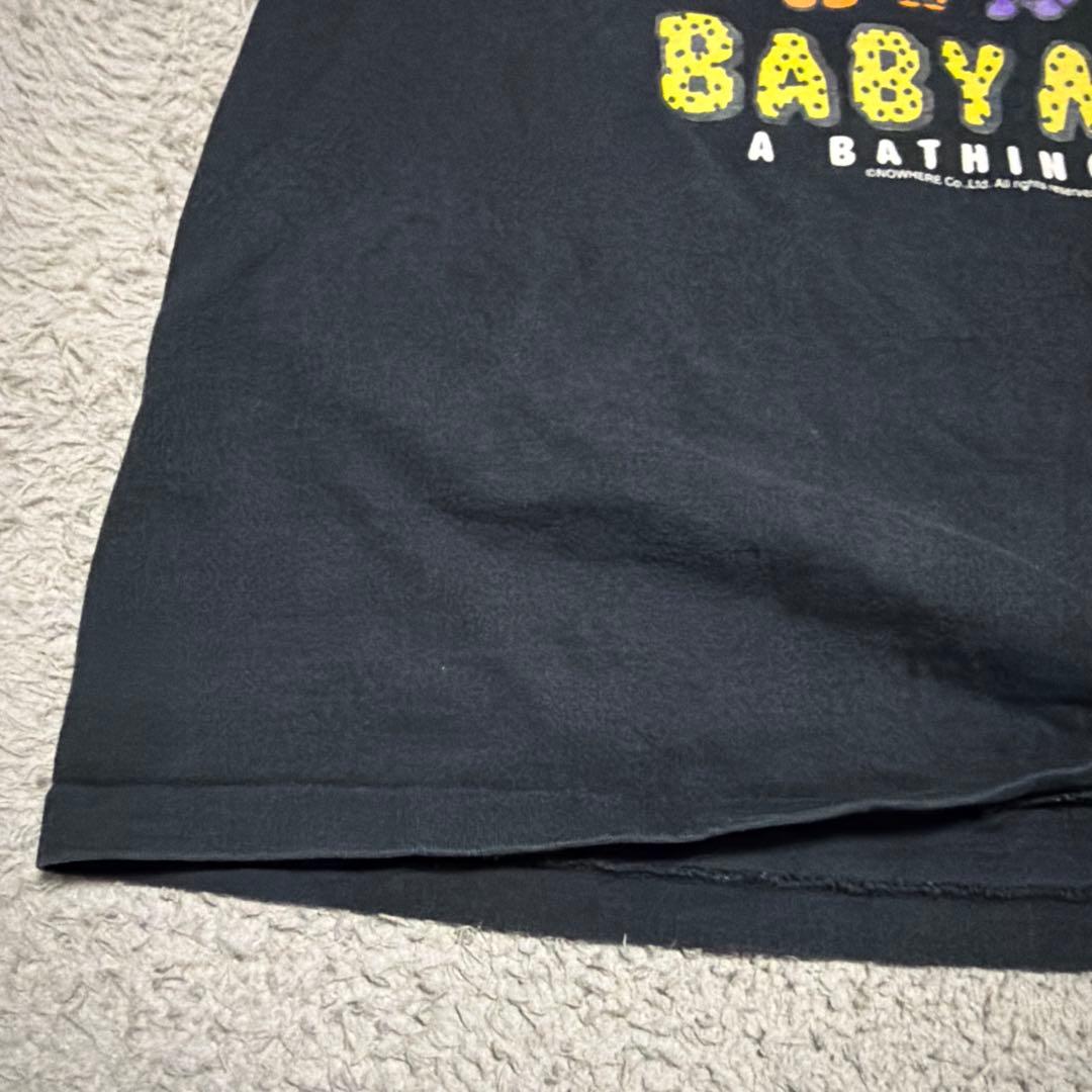 A BATHING APE BAPE 恐竜　BABY MILO tシャツ L
