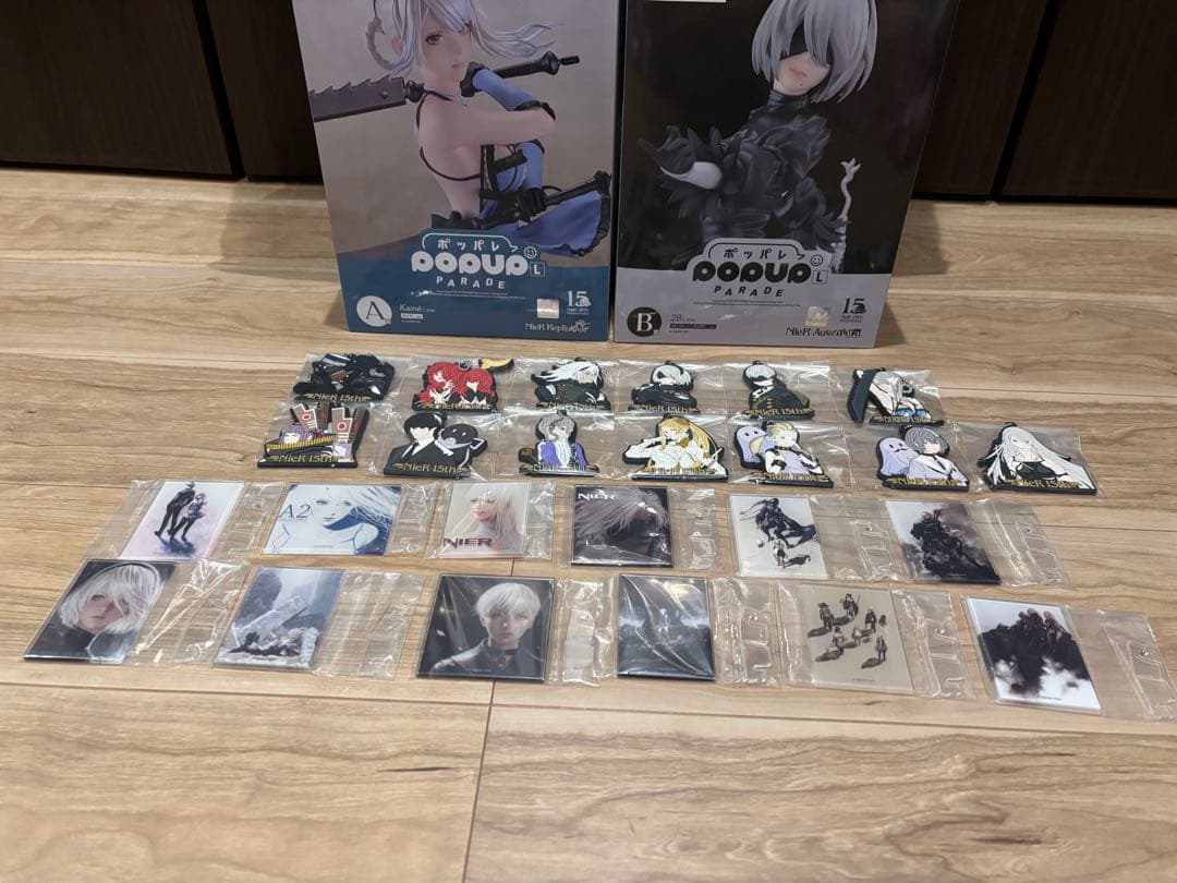 29点セット　ニーア　15周年記念くじ　カイネ　2B フィギュア　ママ枕