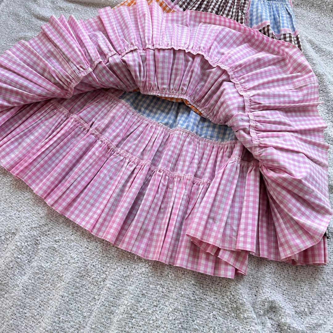 湯*腐様 極美品✨ コムデギャルソン パッチワーク ギンガムチェック レイヤード