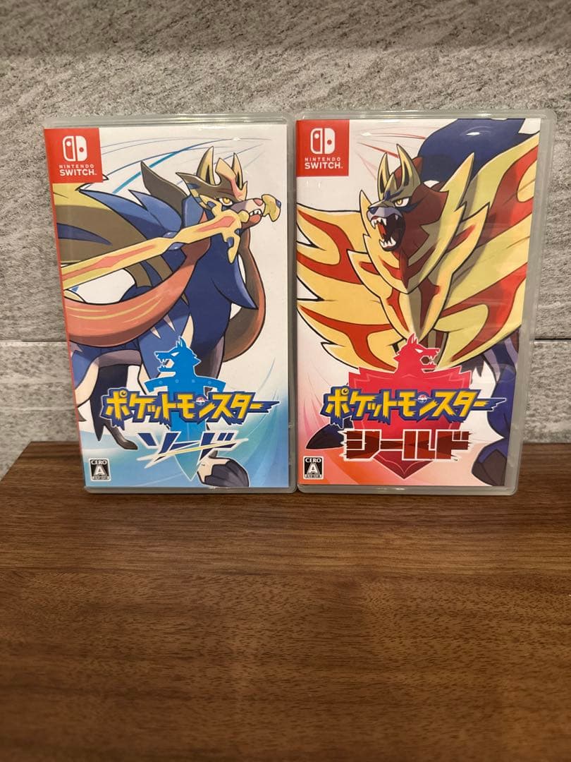 【中古】ポケットモンスター ソードシールド　2本セット