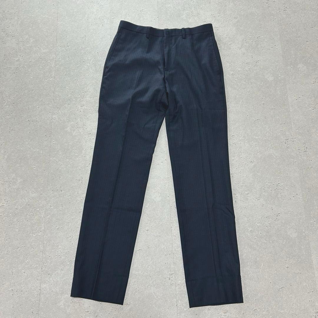 極美品◆kazutaka katoh ダブルブレスト〔Y6〕セットアップ 紺色