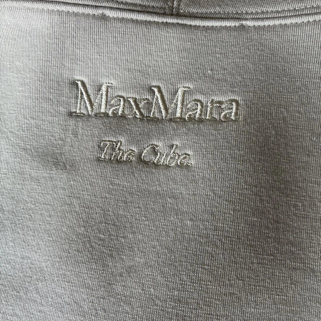 MaxMara マックスマーラオフホワイト ロングコート フード付きSサイズ