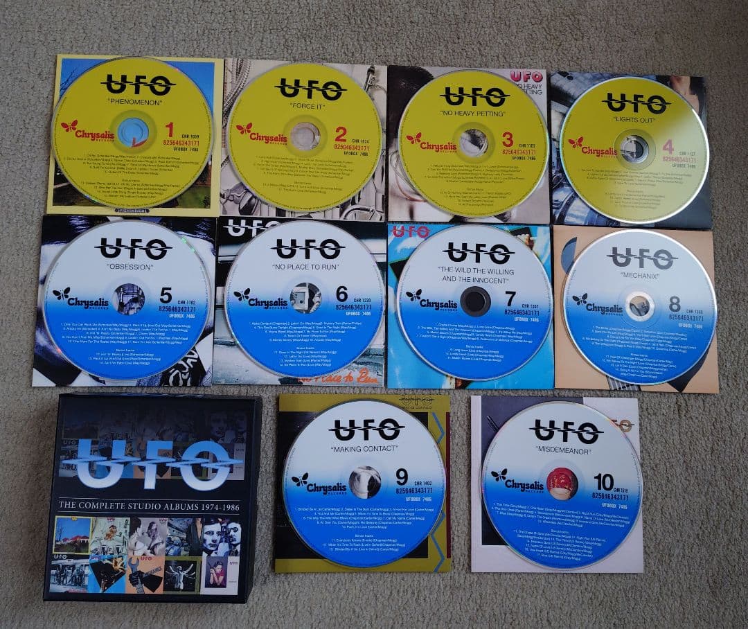 洋楽 UFO THE COMPLETE STUDIO ALBUMS 1974-1986