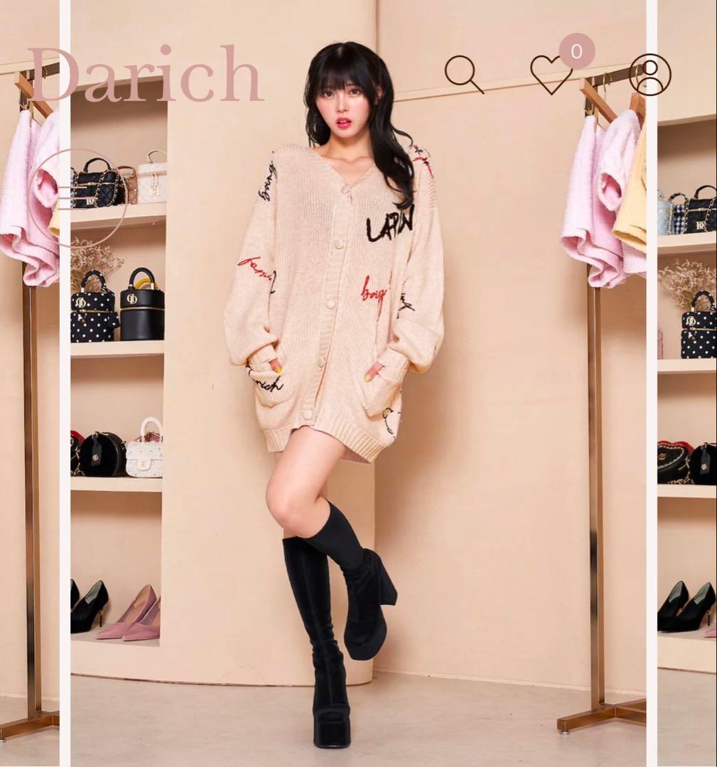 Darich ダーリッチ　エンブロイダリーニット