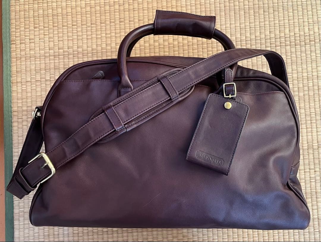 コーチ　COACH オールドコーチ　茶　レザー　ボストンバッグ　0599