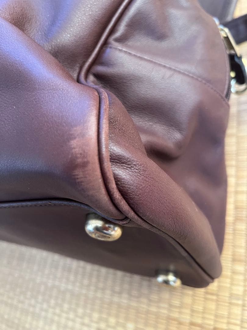 コーチ　COACH オールドコーチ　茶　レザー　ボストンバッグ　0599