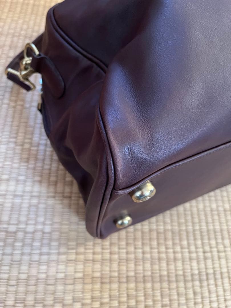 コーチ　COACH オールドコーチ　茶　レザー　ボストンバッグ　0599