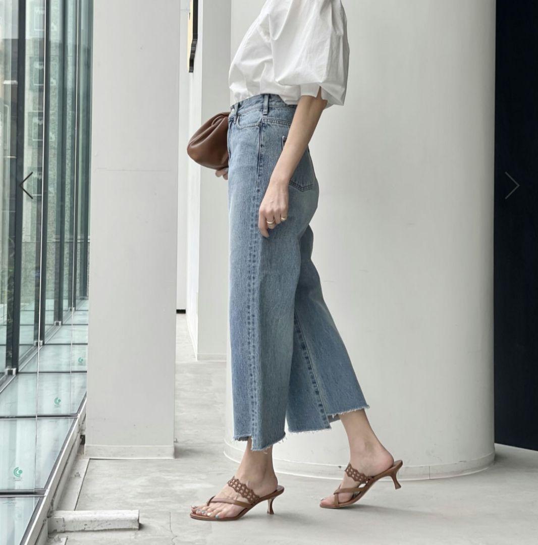 【しおん】L'Appartement cropped denim 26