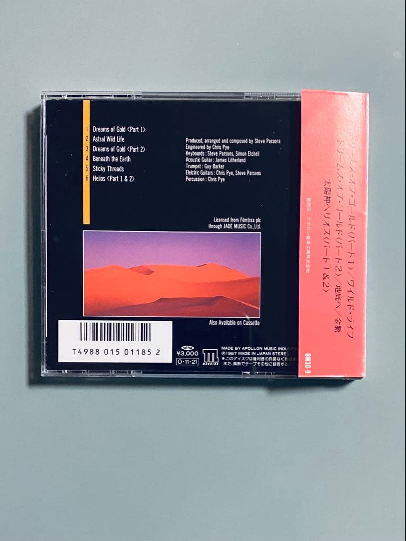 Steve Parsons – Dreams Of Gold 国内盤　レア