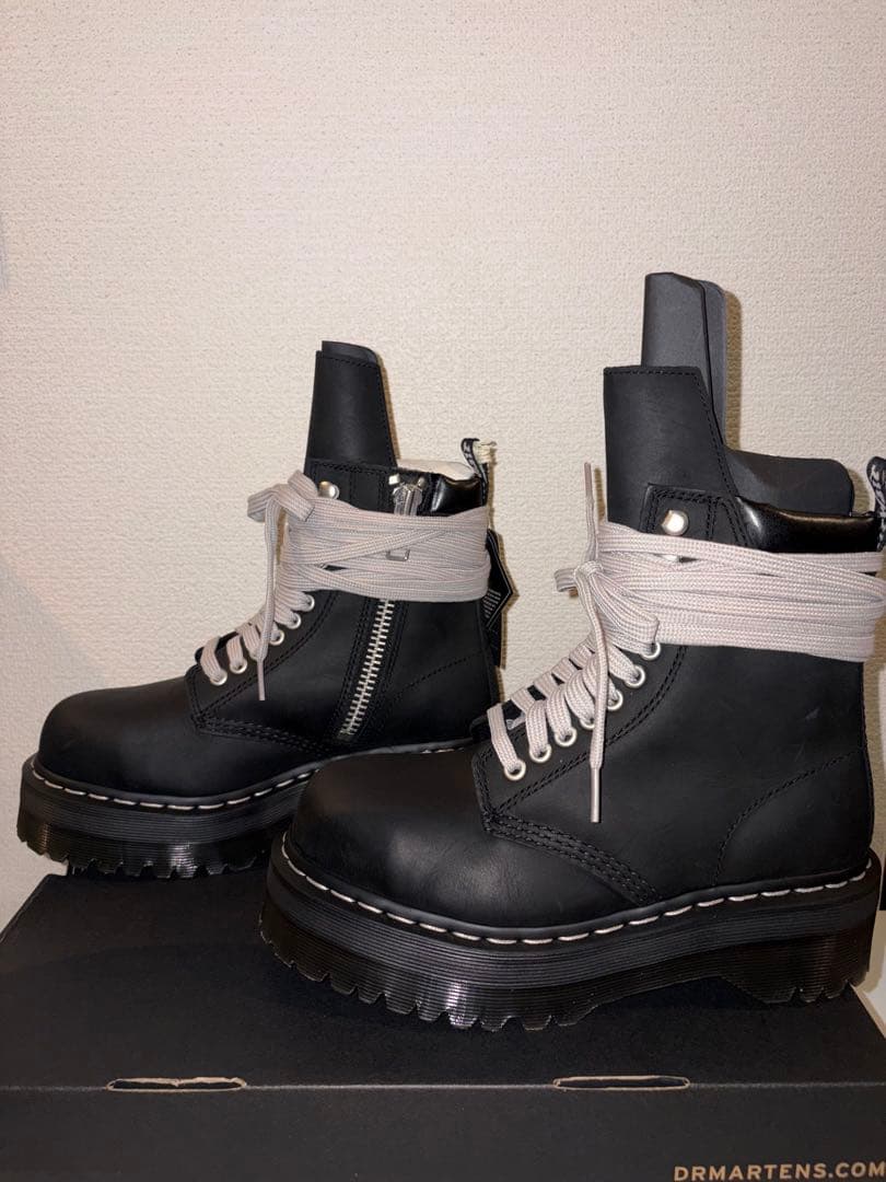 Rick Owens × Dr.Martens Quad Sole Steel