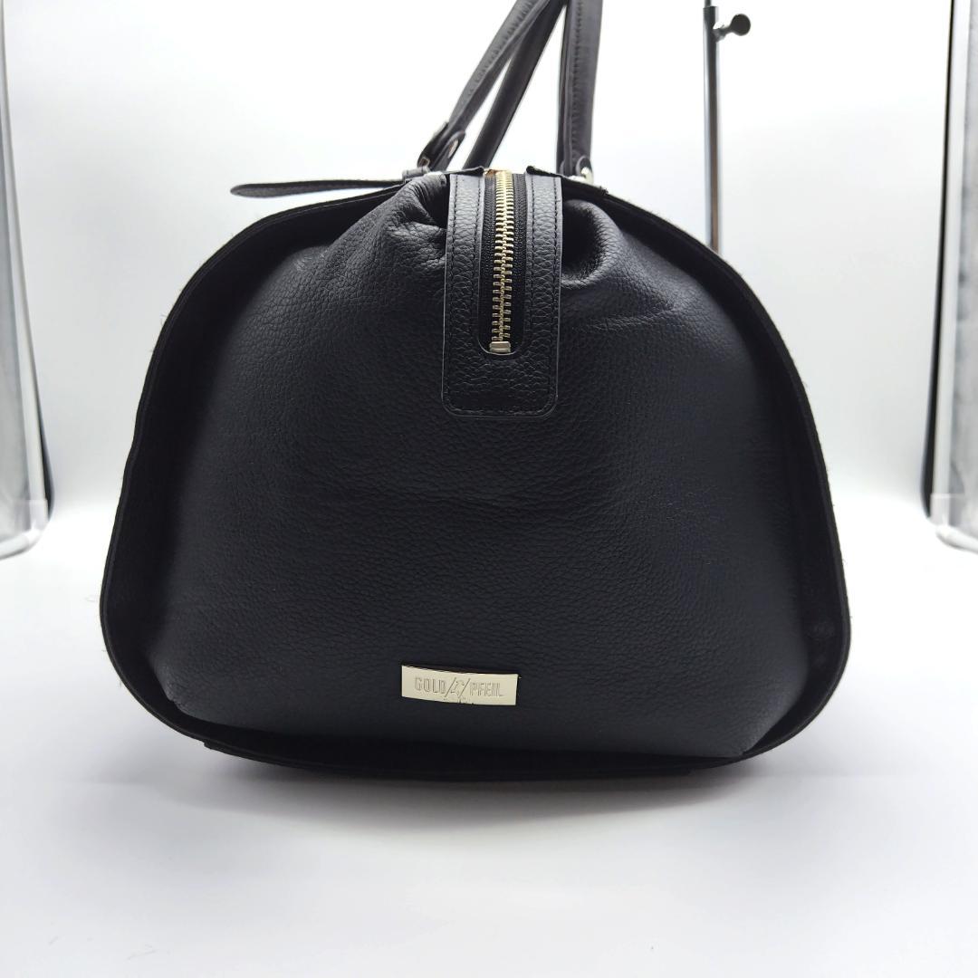美品 メルセデスベンツ×GOLD PFEIL ボストンバッグ レザー 大容量