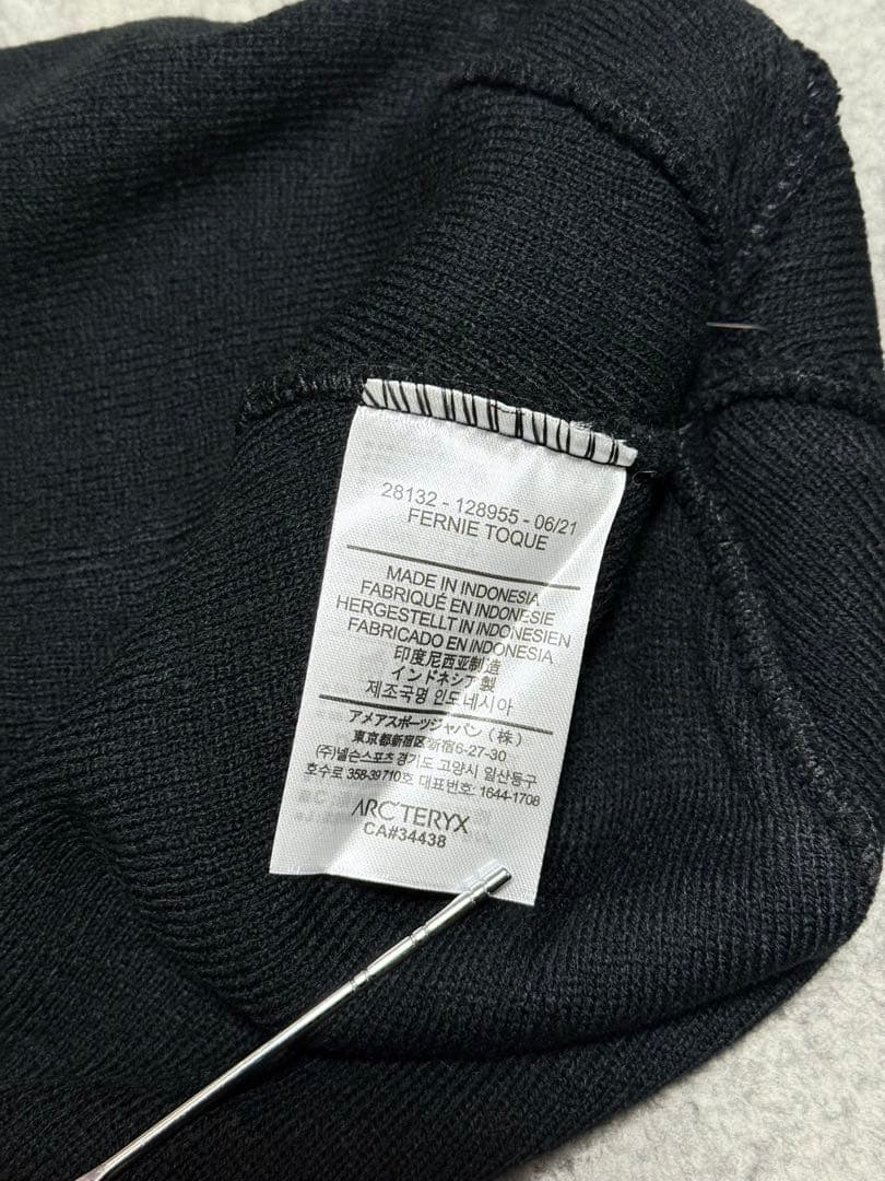 り*ょ様 ARC'TERYX 黒 ニット帽