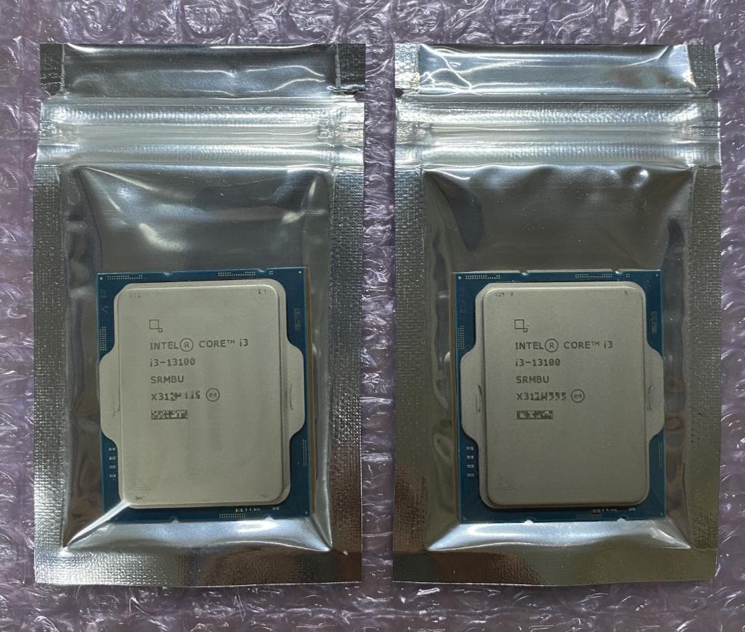 Intel Core i3-13100 2個セット