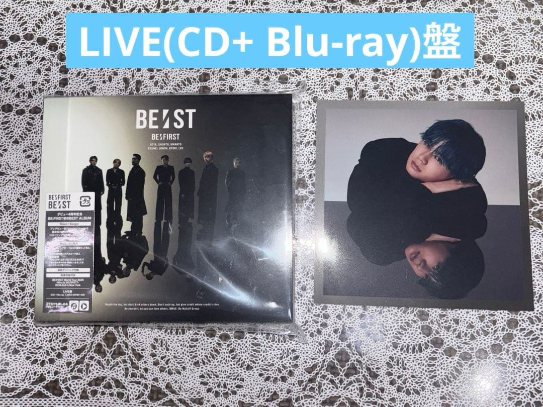 BE:FIRST BE:ST LIVE盤 CD＋Blu-ray MANATO