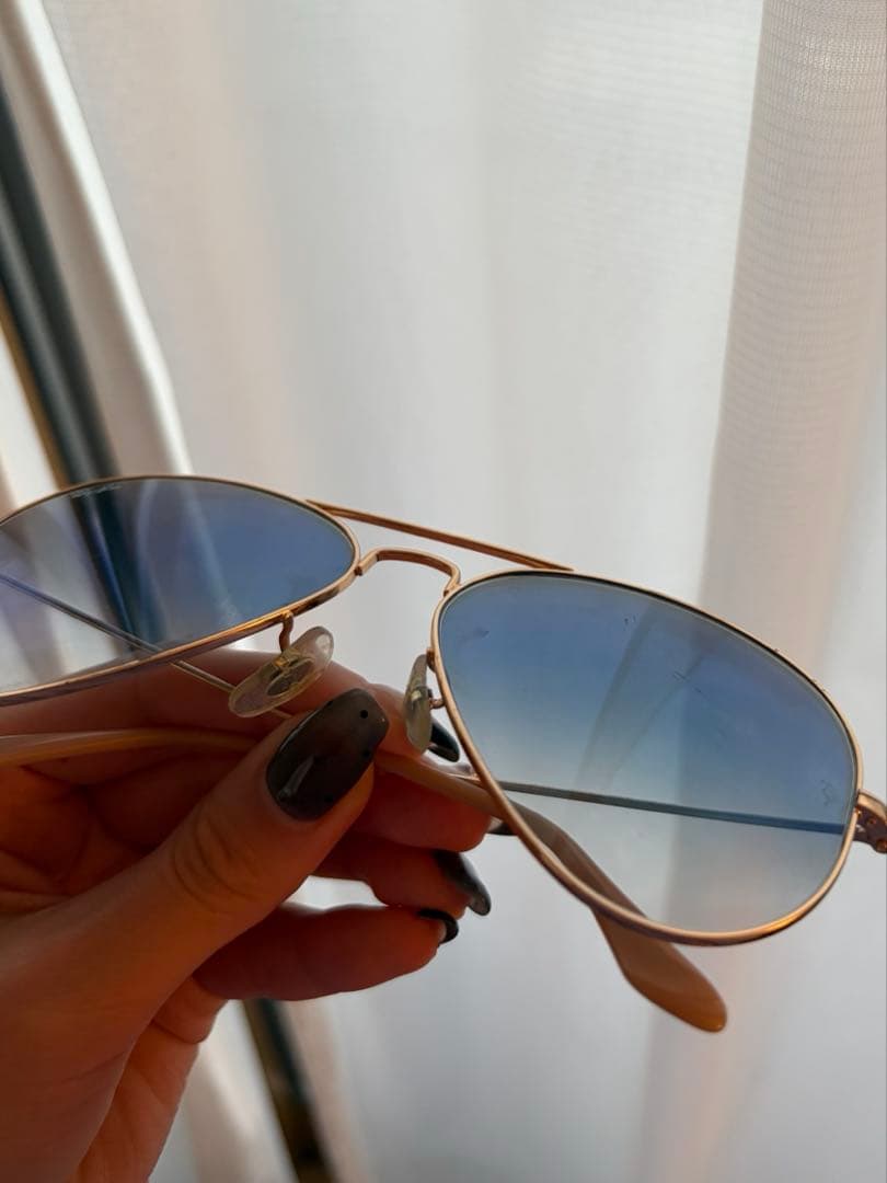 Ray-Ban ティアドロップ グラディエント サングラス