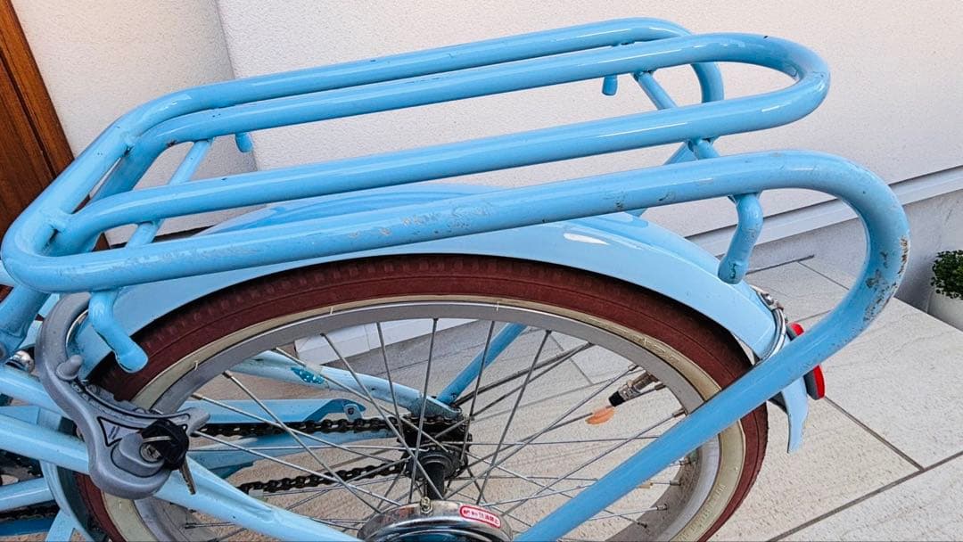ぷぷぷ子供用自転車　ダイワサイクル シルバーリングキュート　水色20インチ