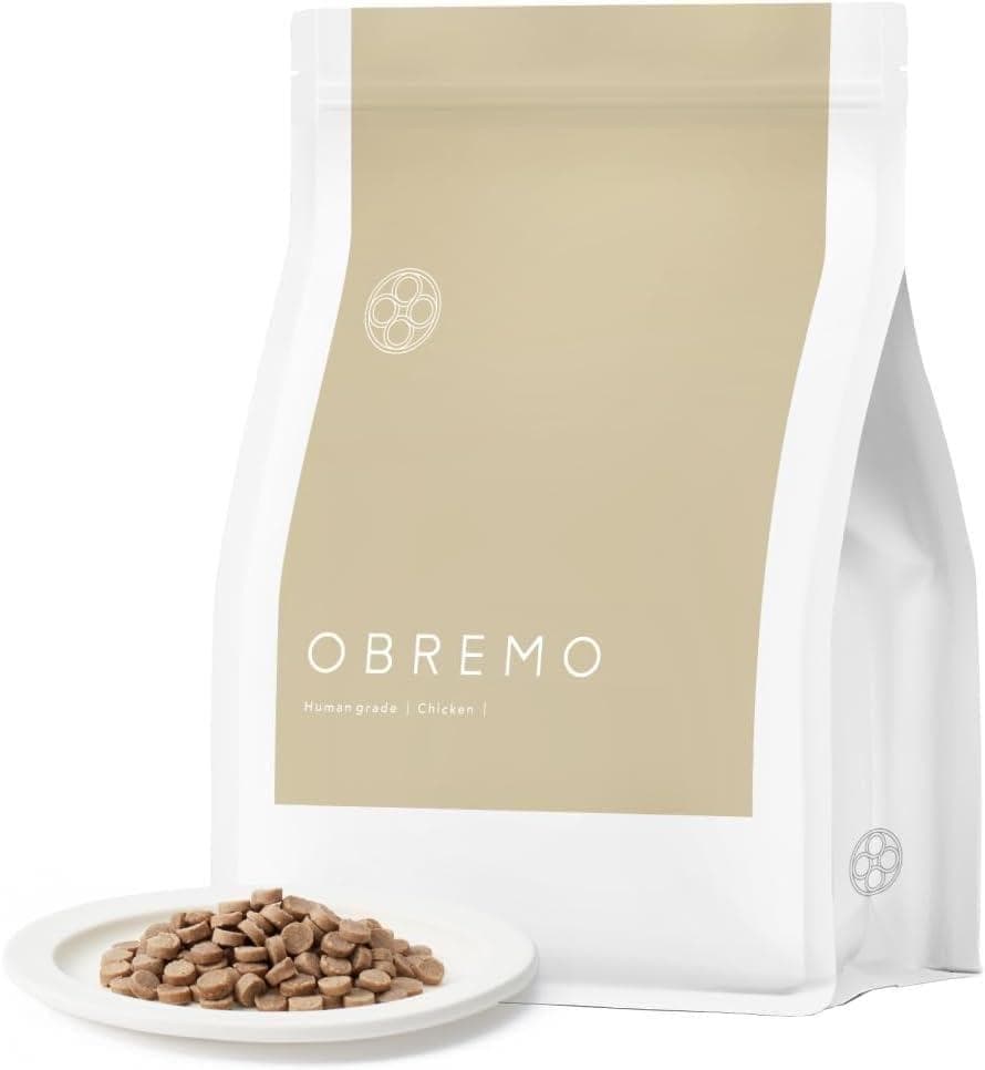 ♥大特価♥ OBREMO ドッグフード チキン まぐろ&たら 800g 2個