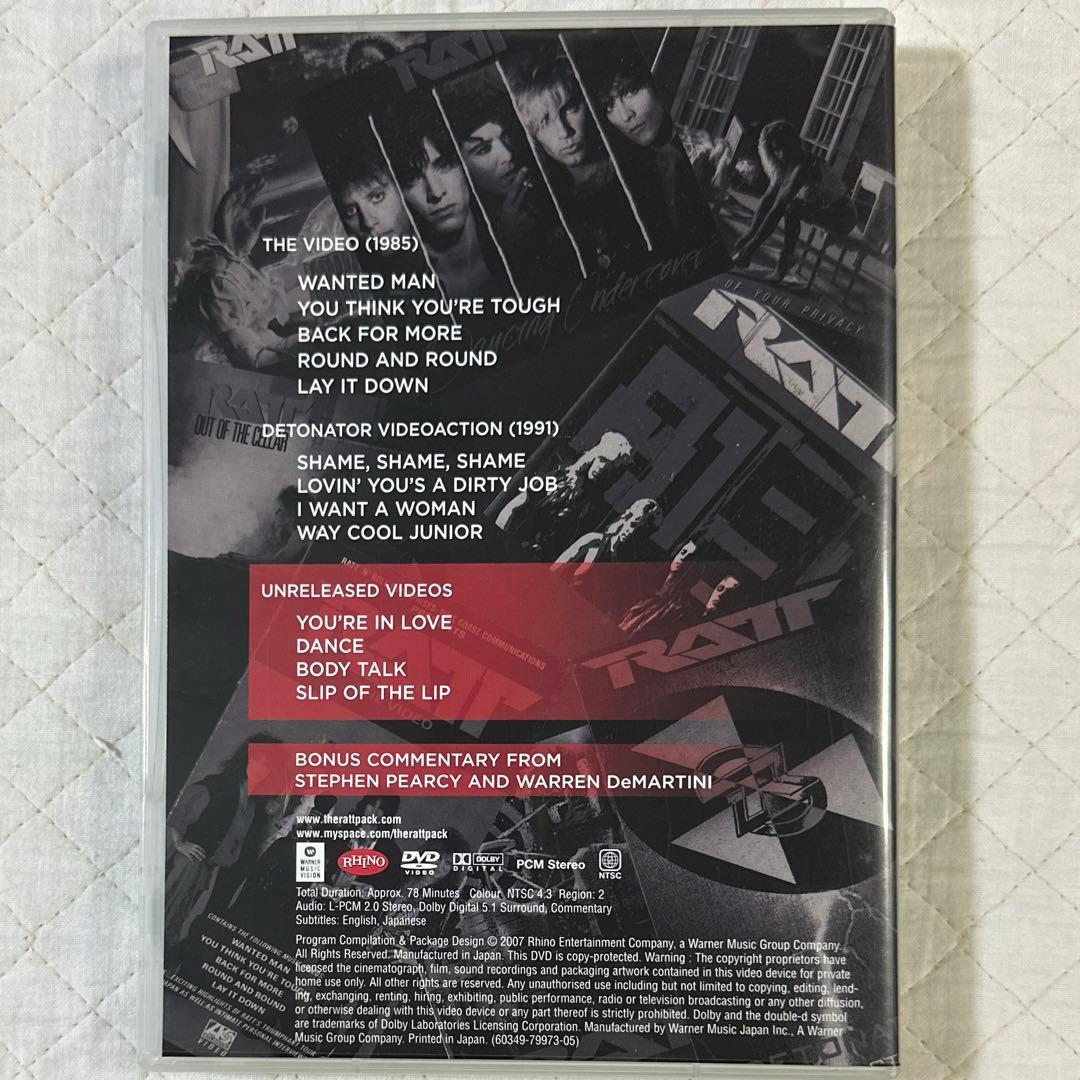 国内盤DVD！RATT / VIDEOS FROM THE CELLAR