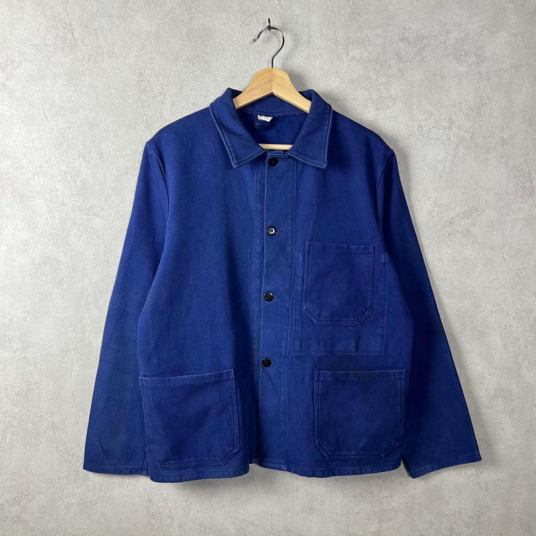 70s ワークジャケット カバーオール ドイツ モールスキン vintage
