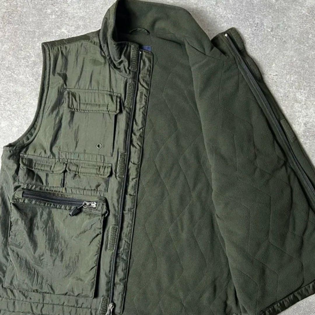 90s GAP 中綿 フリース ライナー ナイロン タクティカル ベスト
