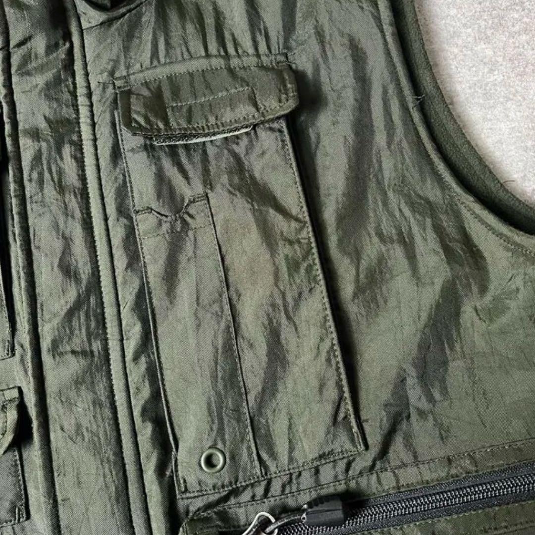 90s GAP 中綿 フリース ライナー ナイロン タクティカル ベスト