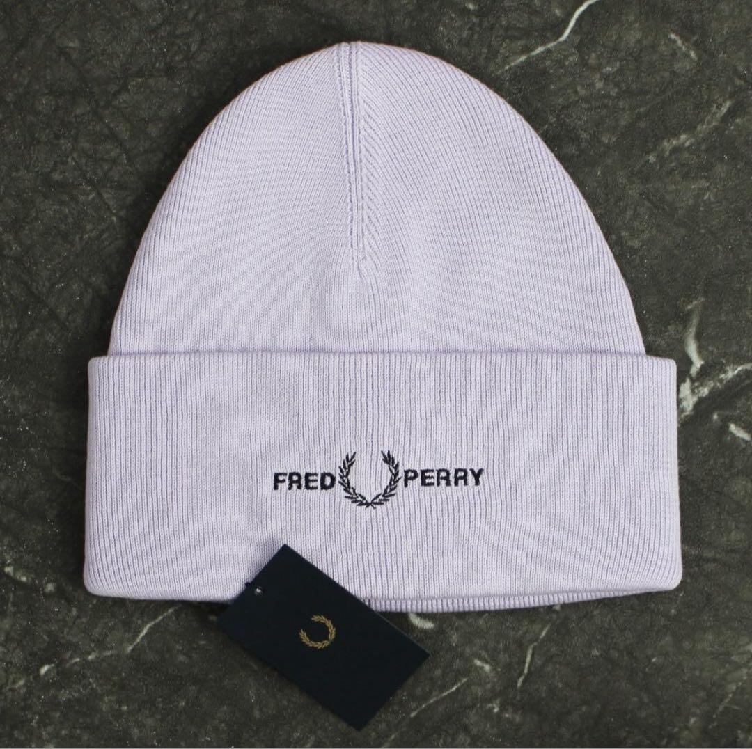 ぽ*ょ様 FRED PERRY GRAPHIC BEANIE ビーニー ニットキ