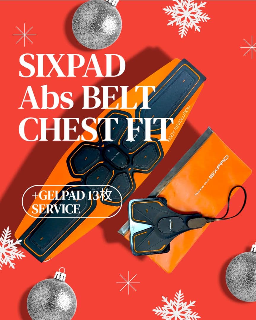 エクササイズグッズ SIXPAD Abs Belt CHEST fit set