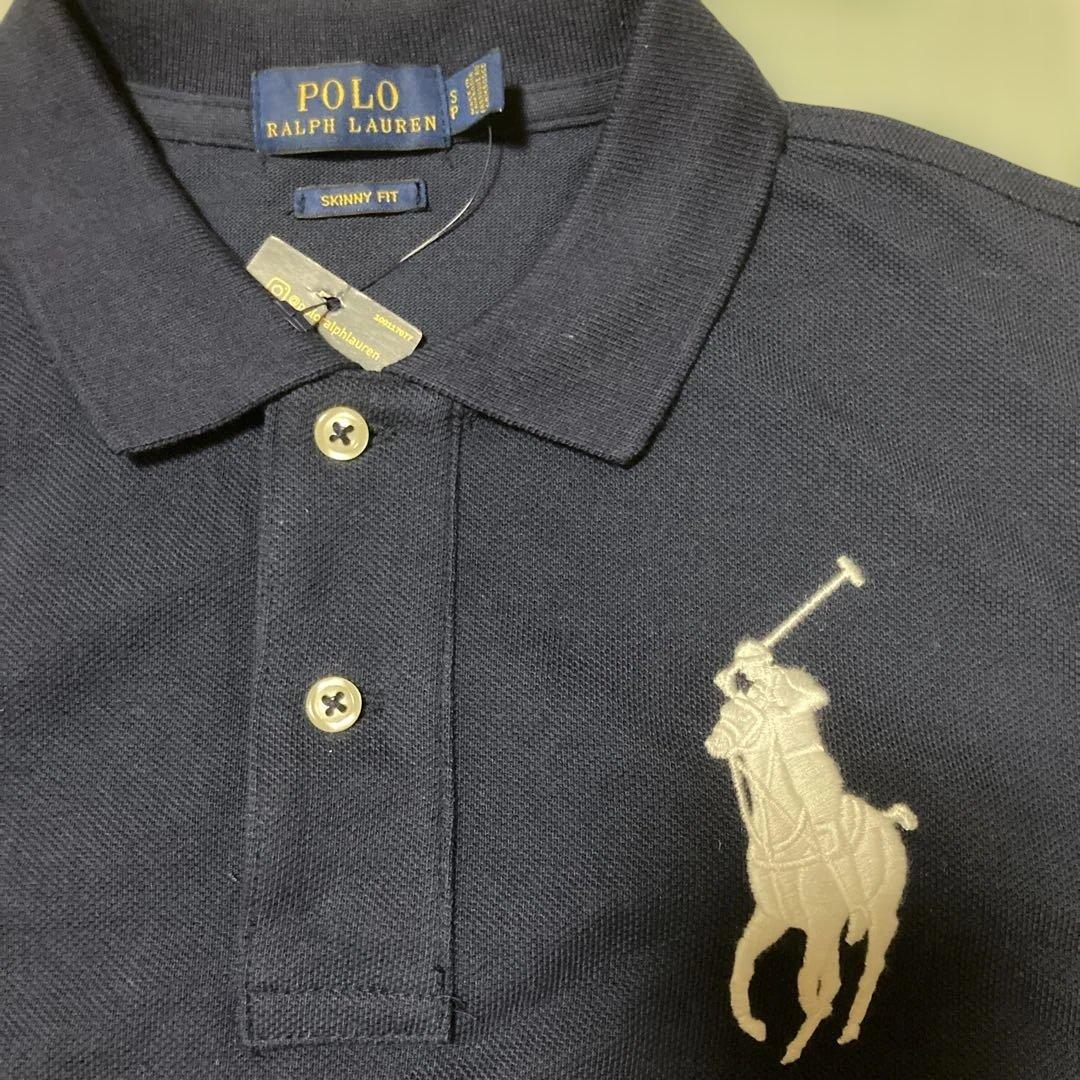 新品未使用‼️Polo Ralph Lauren 半袖ポロシャツ紺色