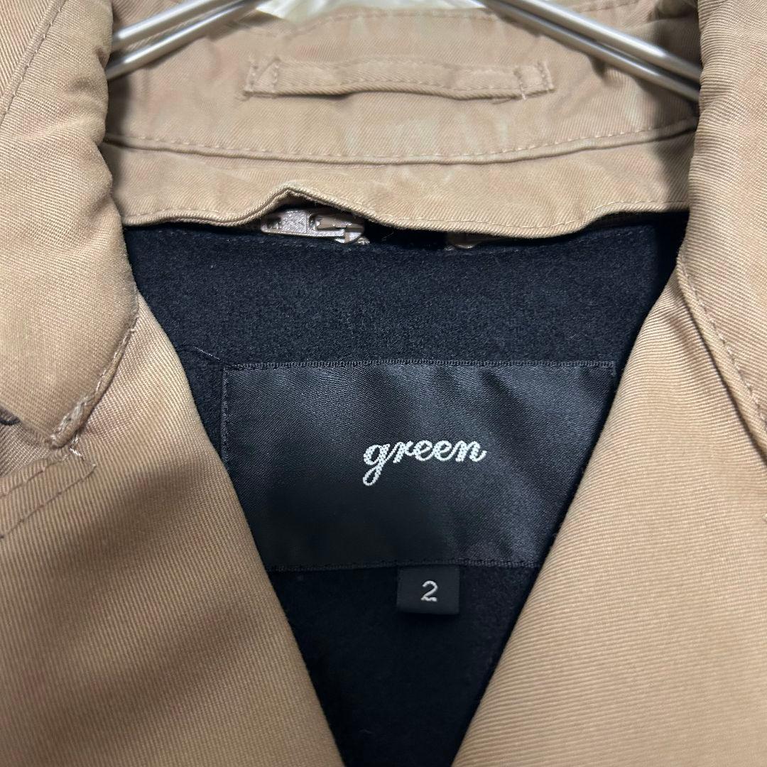 美品✨️green 現HYKE 2wayライナー付 トレンチコート ベルテッド
