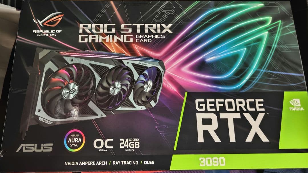 『動作品』ASUS ROG STRIX GeForce RTX 3090