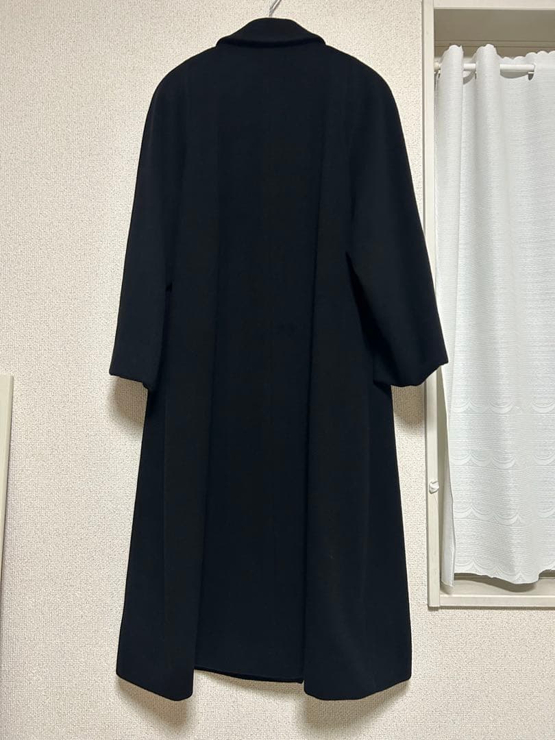 Solienne カシミヤ100%ブラック ロングコート日本製