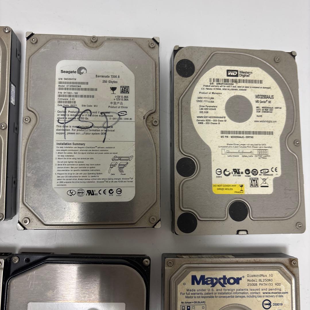 ソ*マ様 【現状品】複数のHDD 3.5インチ SATA 中古品 まとめ売り