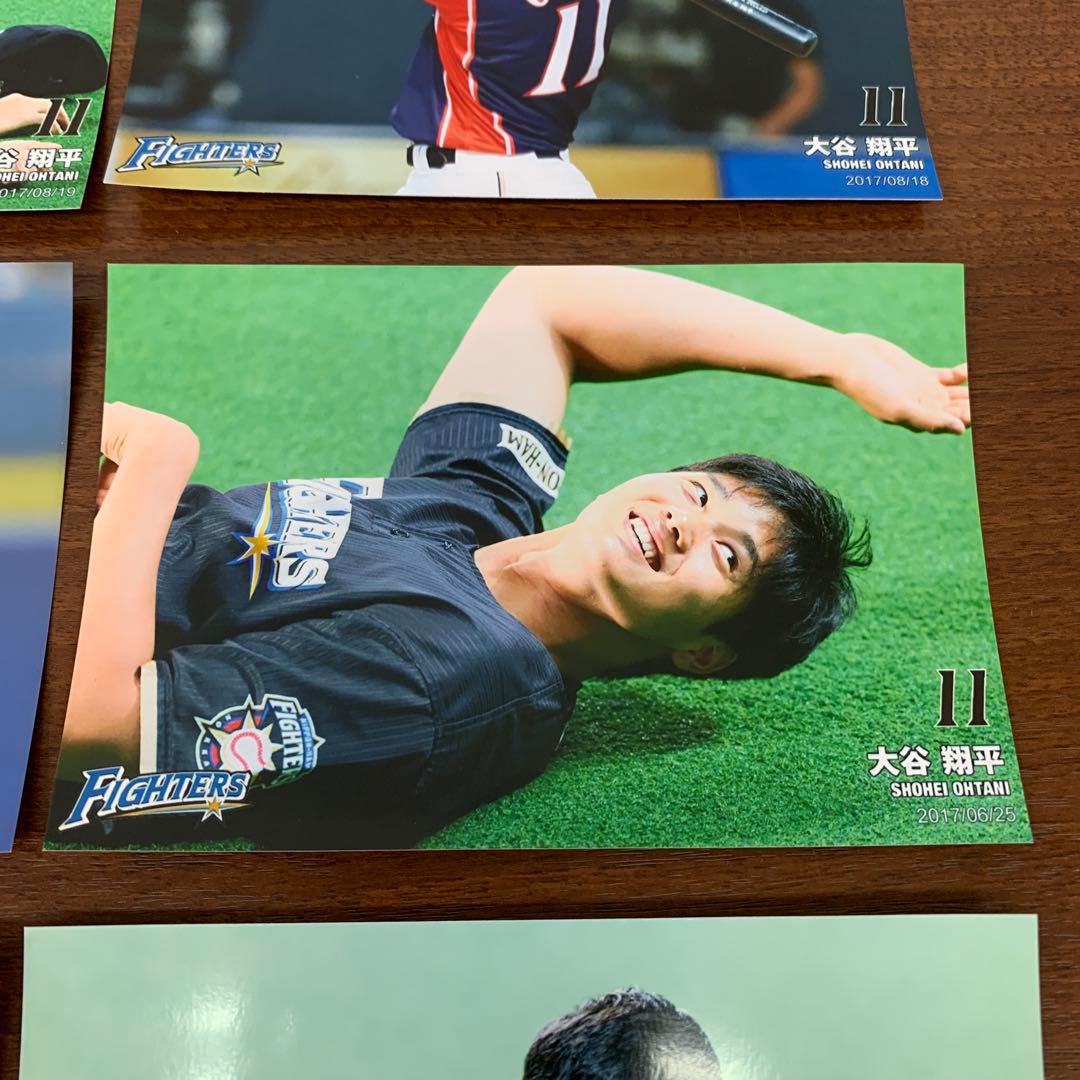 ❶　大谷翔平選手 2017年 ハイライトフォト 写真 横 10枚