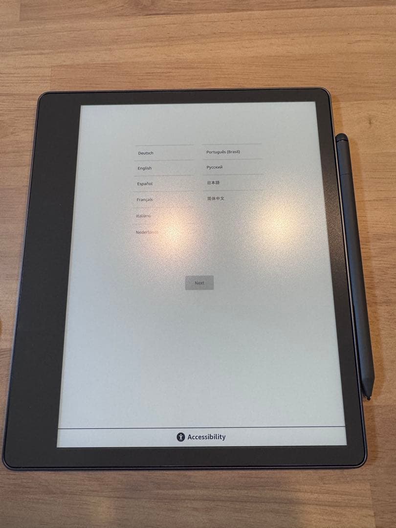 Kindle Scribe 第1世代 32GB 純正ファブリックカバー・ペン付