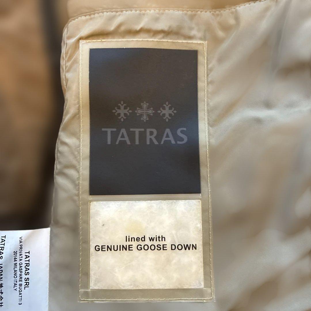 ブラウン モッズコート　タトラス　インナーダウン　TATRAS