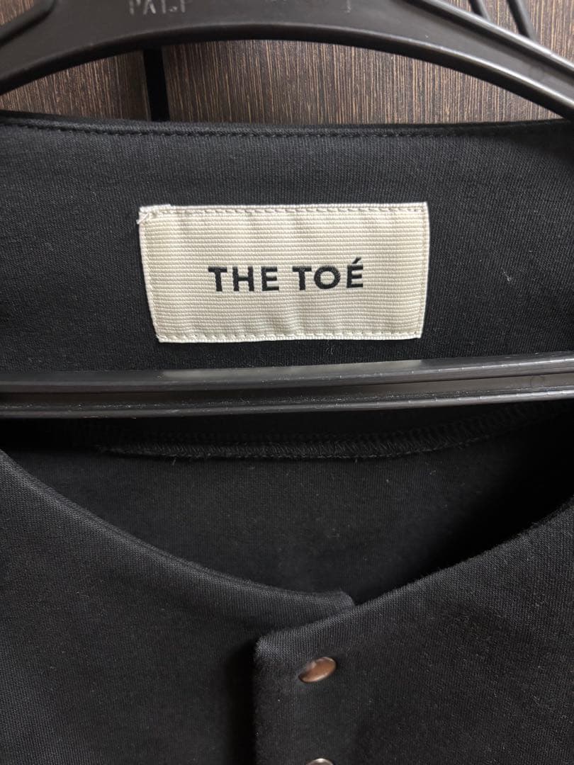 トップス THE TOE dumbo gather cardigan black