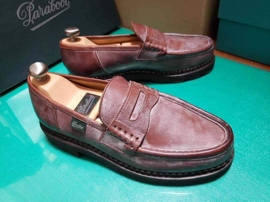 【極美品】Paraboot パラブーツ　Reims　ランス　マロン　7
