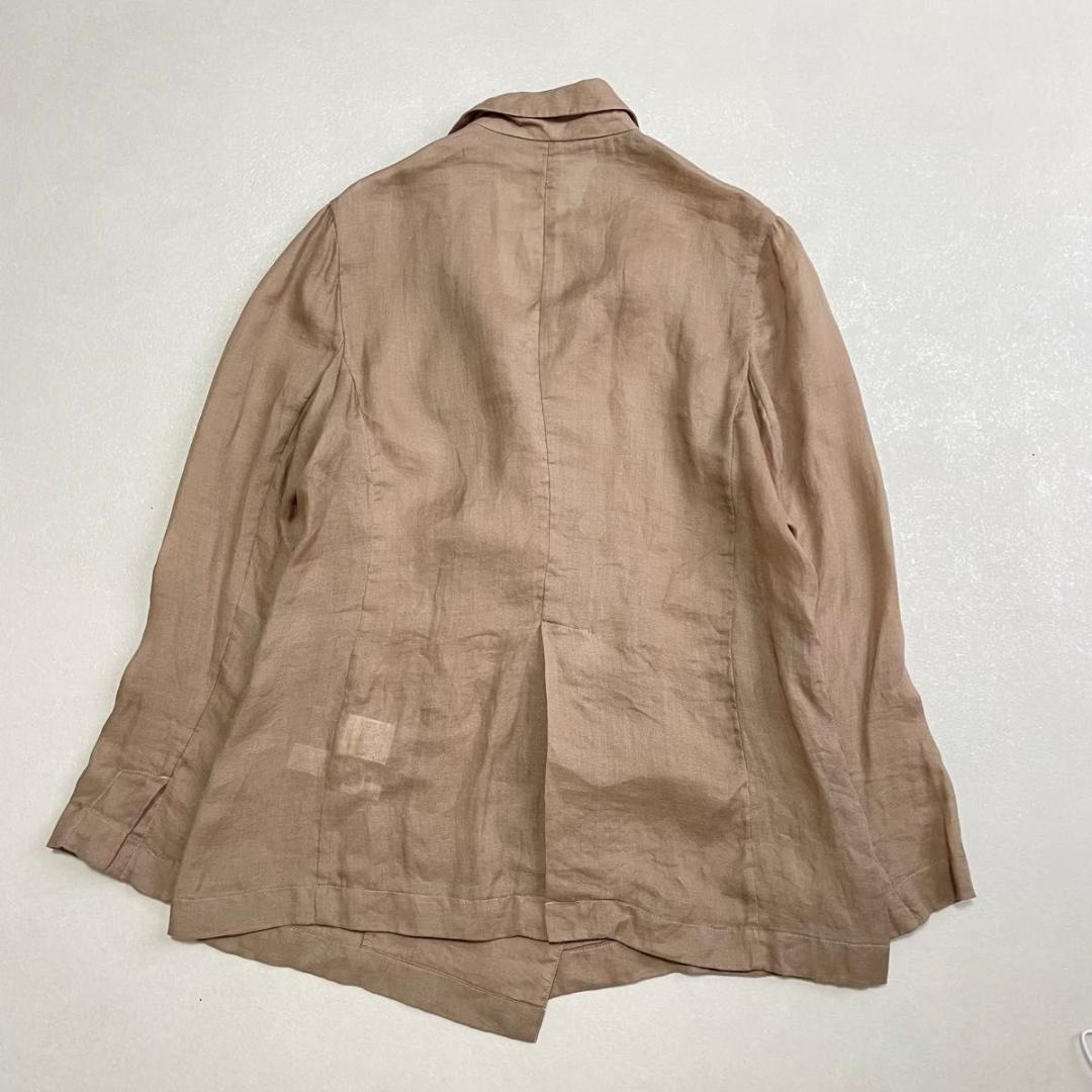 美品　24SS スローブイエナ ラミージョーゼットジャケット　リネン100