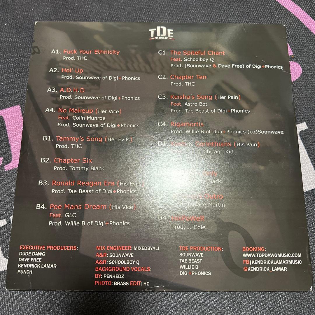 Kendrick Lamar Section.80 限定版 クリアレコード