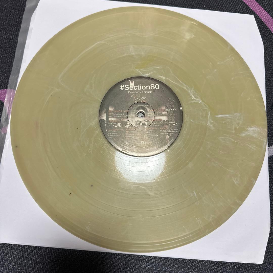 Kendrick Lamar Section.80 限定版 クリアレコード