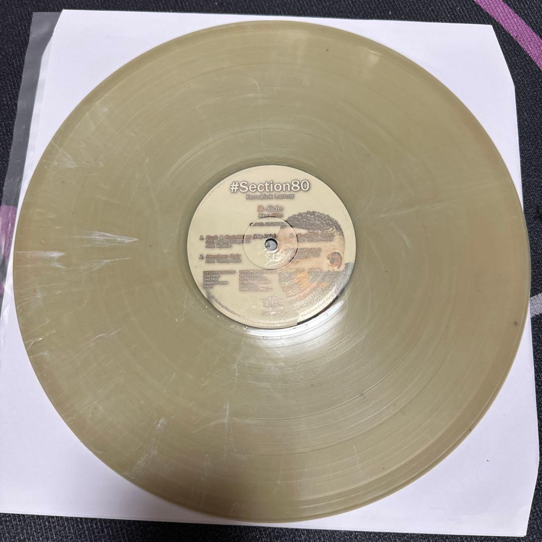 Kendrick Lamar Section.80 限定版 クリアレコード