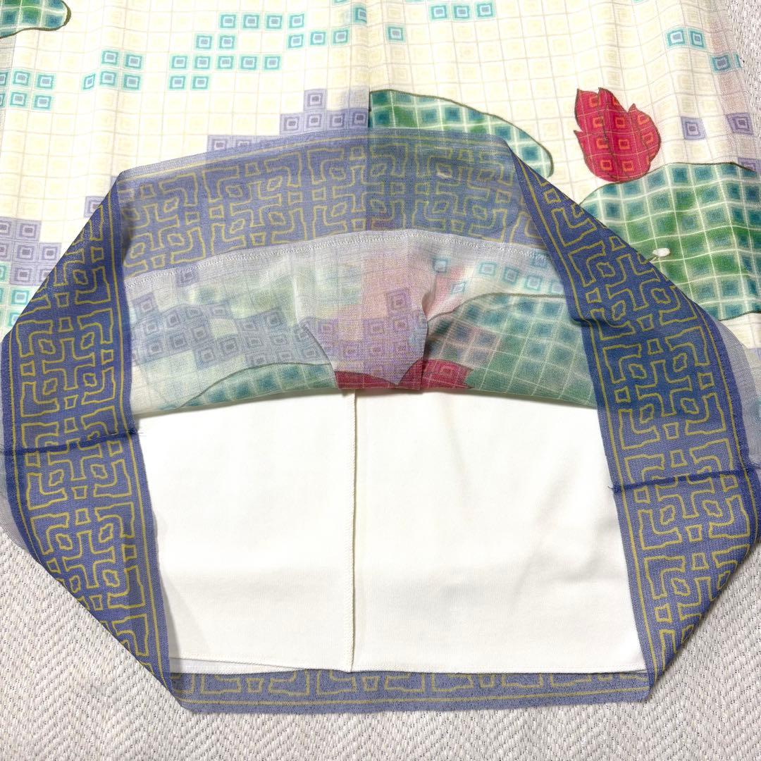 未使用 ヴィヴィアンタム マオカラー パワーネット チベット柄 蓮華 ワンピース