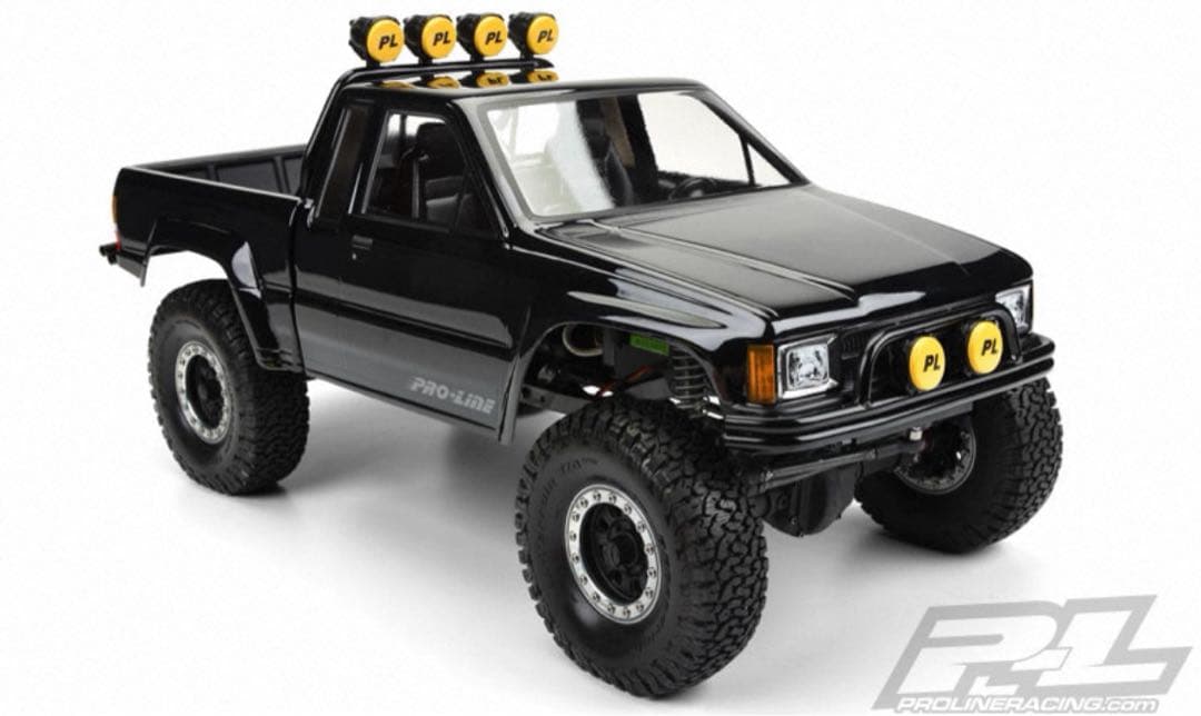 Pro-Line 1/10 ハイラックス ボディ 前後バンパー ロールケージ付き