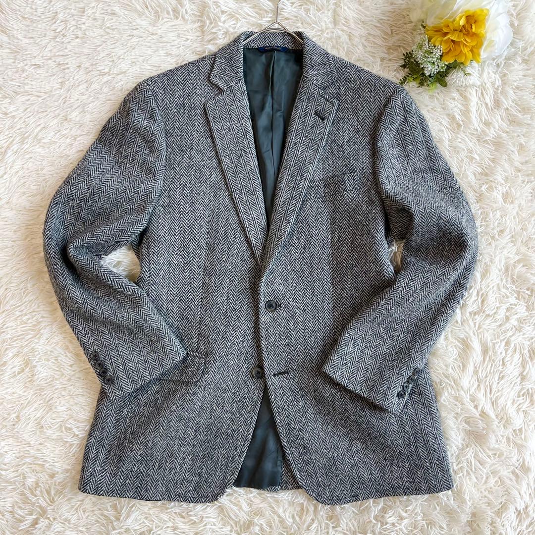 美品 BrooksBrothers ハリスツイード ヘリンボーンジャケット