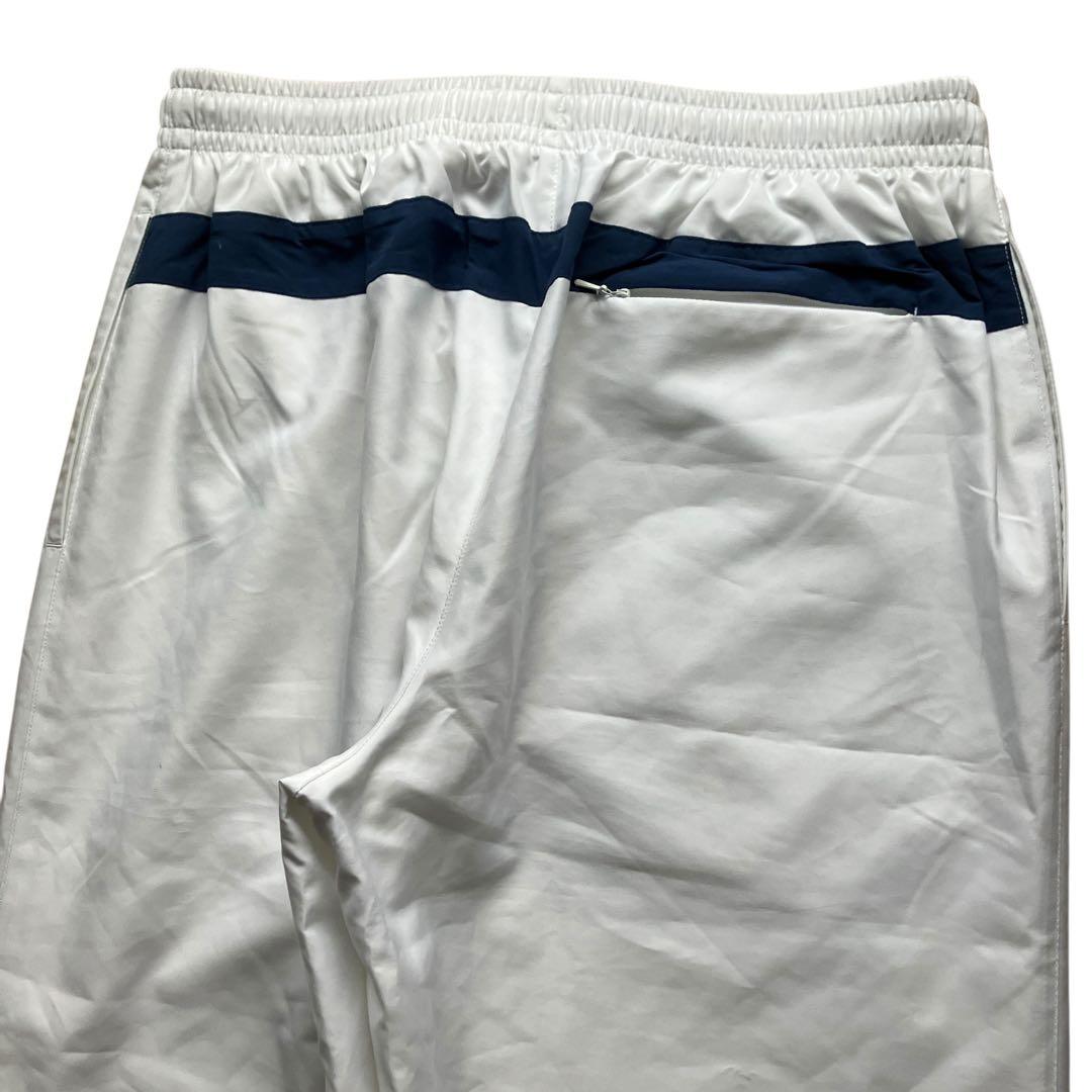 極太00s美品 OLD NIKE XLサイズ バギーナイロントラックパンツ 白